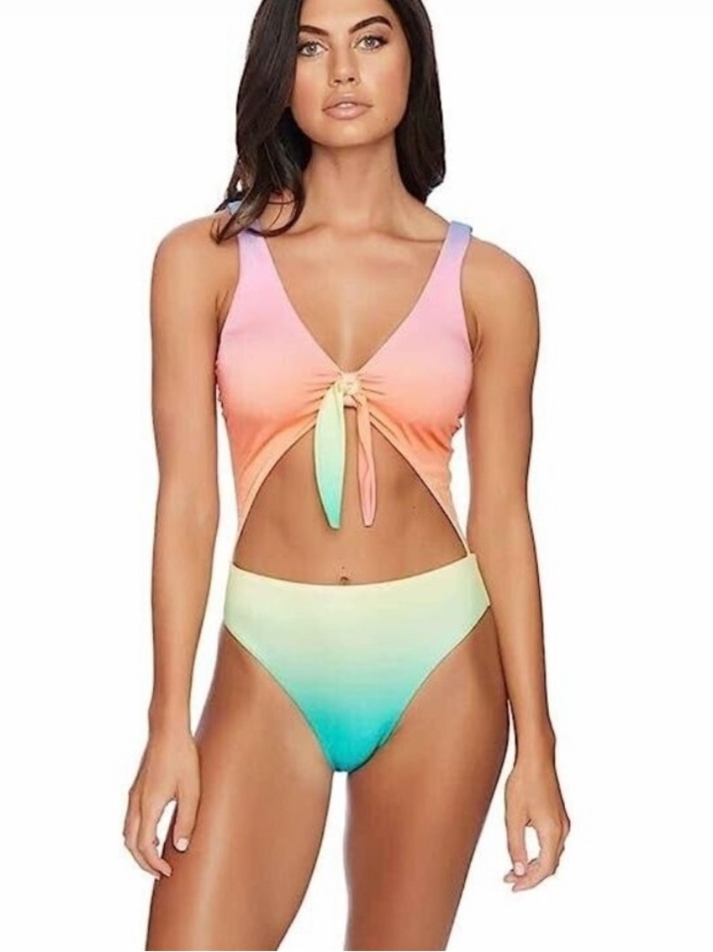 Reef Tie Front in Teen Spirit One Piece Swimsuit XS